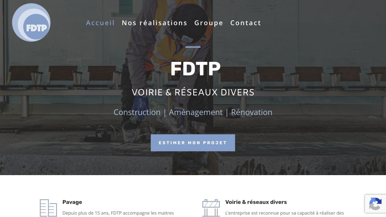 Capture du site de FDTP — Denis Fosse