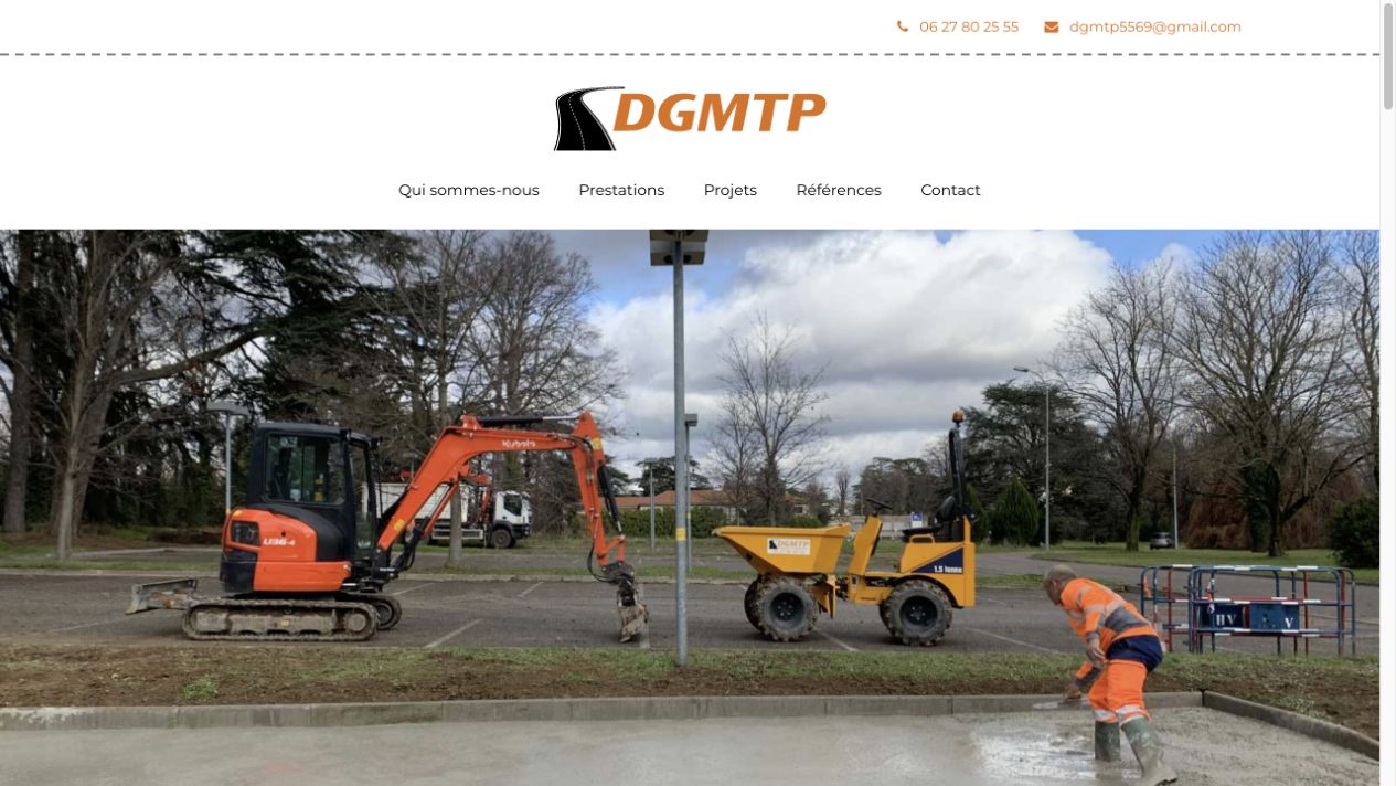 Capture du site de DGMTP