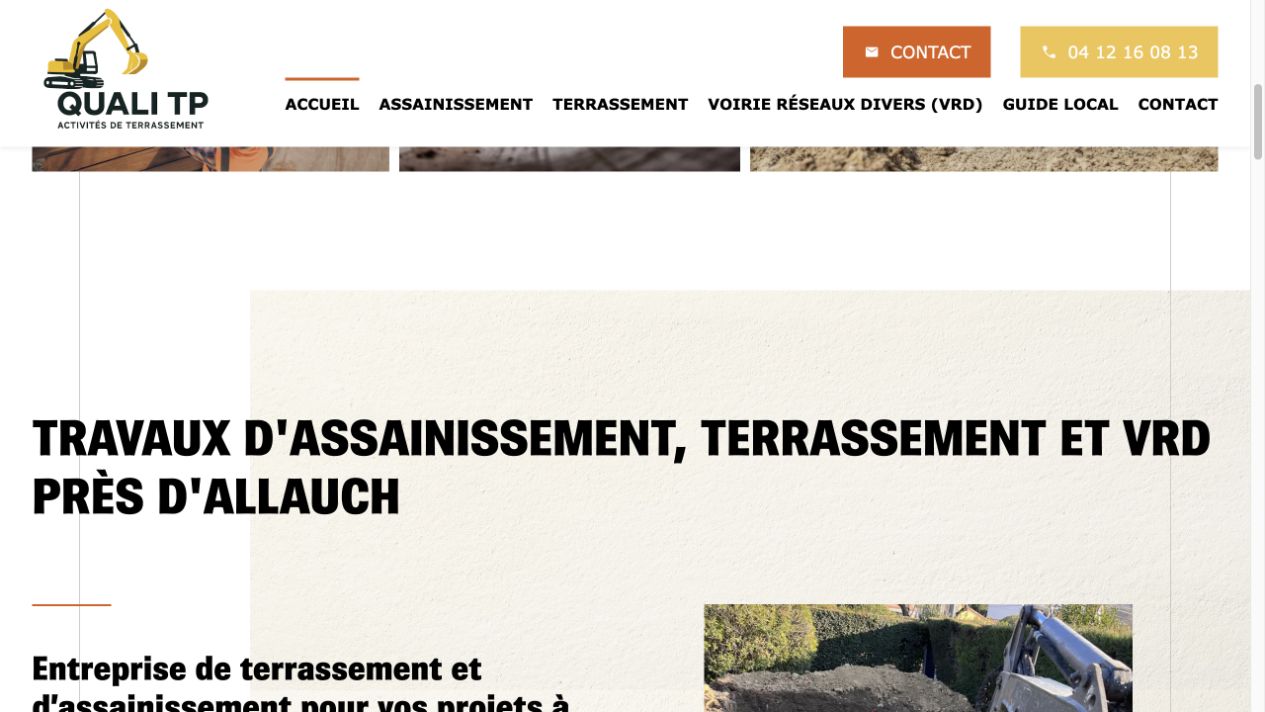 Capture du site de Quali TP 13